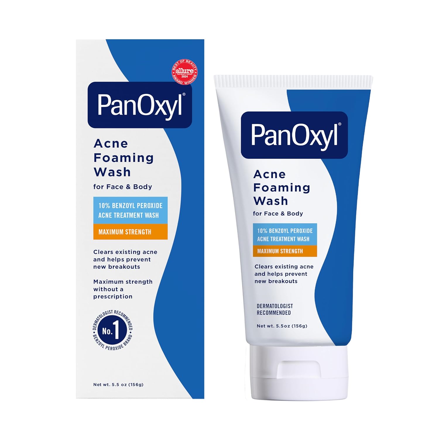 PanOxyl Maximum Strength Acne Wash with 10% Benzoyl Peroxide