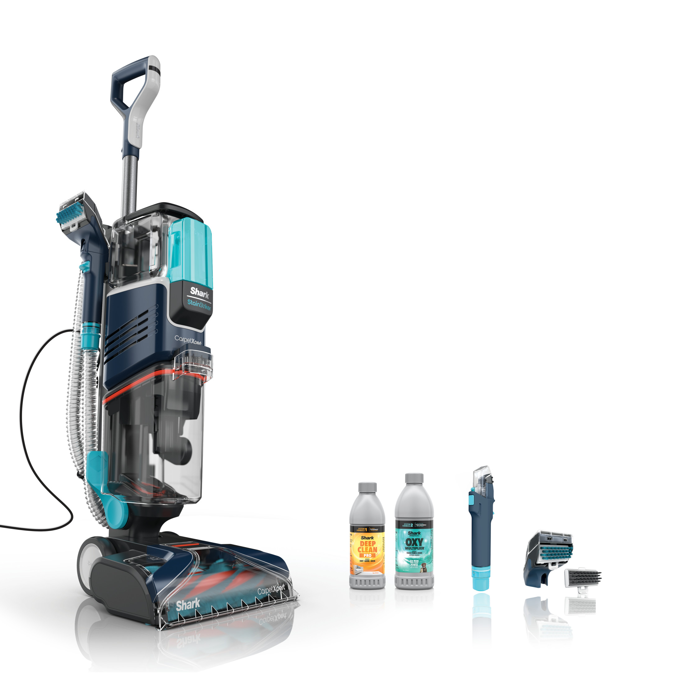 Shark CarpetXpert Upright Corded Vacuum, with StainStriker Technology Deep Cleaner with Built-in Spot & Stain Eliminator